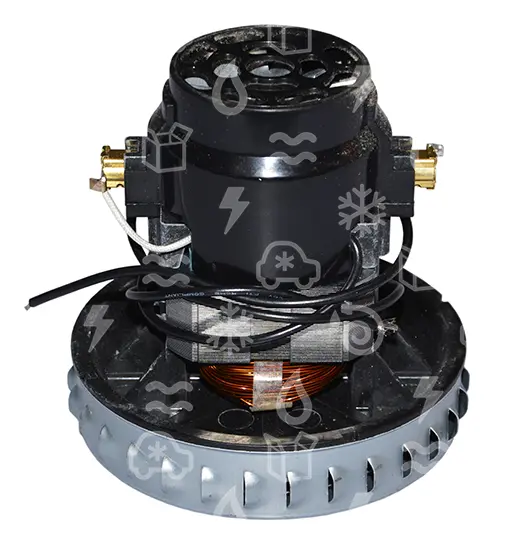motor vysavače 1200 W/230 V, BT44, (D=115 mm, H=123,5 mm), BORA